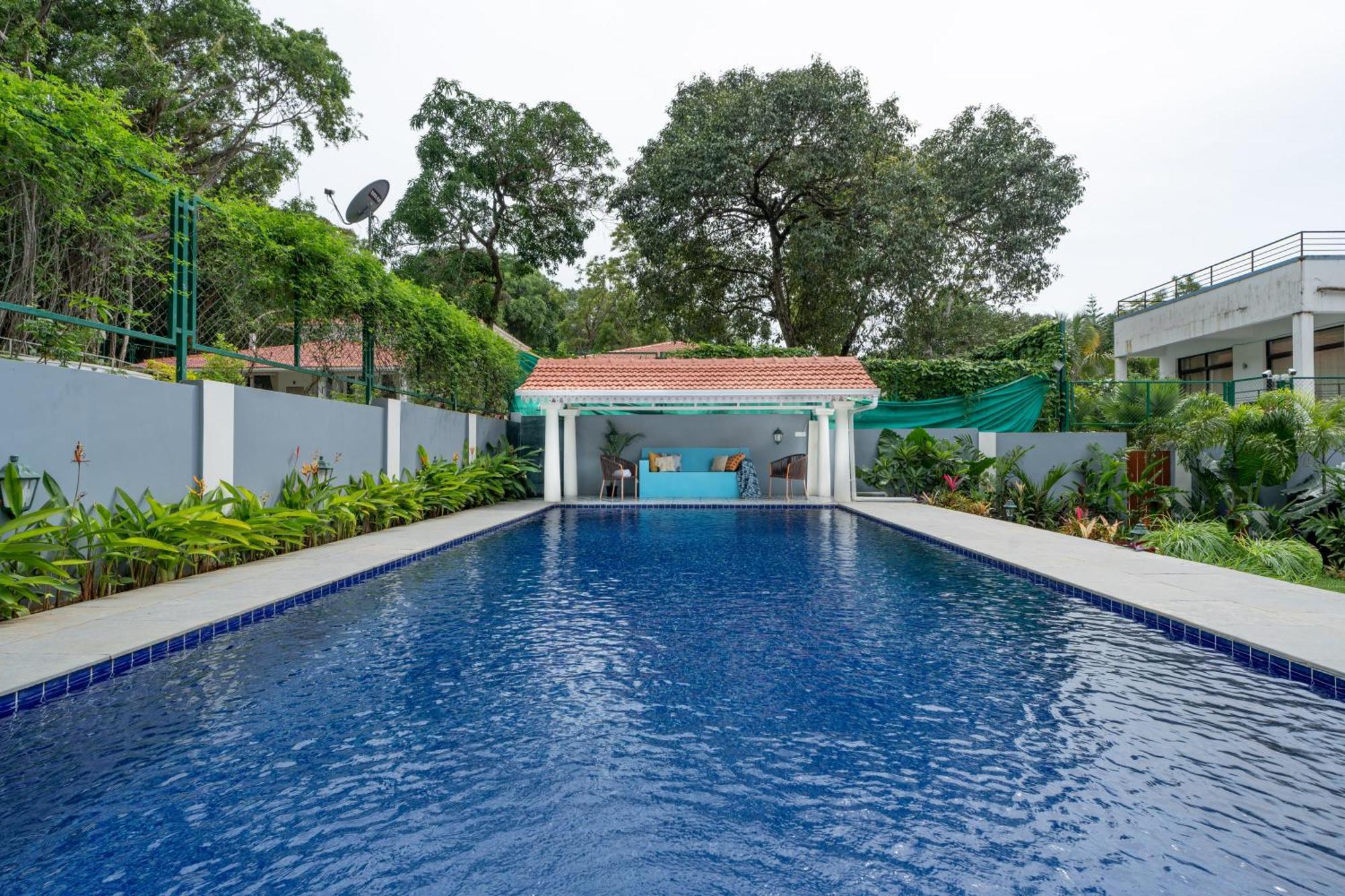 Elivaas 5 Bhk With Pvt Pool, Entertainment Room & Glass House - Bludoor Marmagao Экстерьер фото